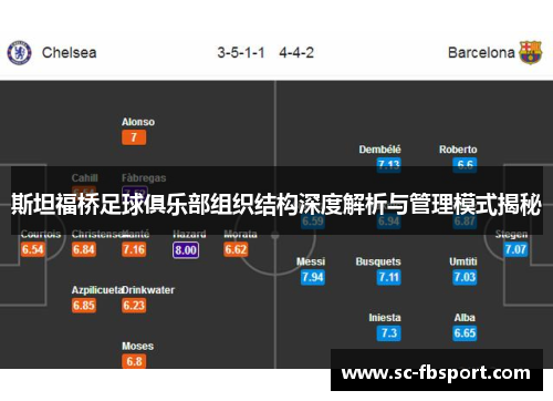 斯坦福桥足球俱乐部组织结构深度解析与管理模式揭秘